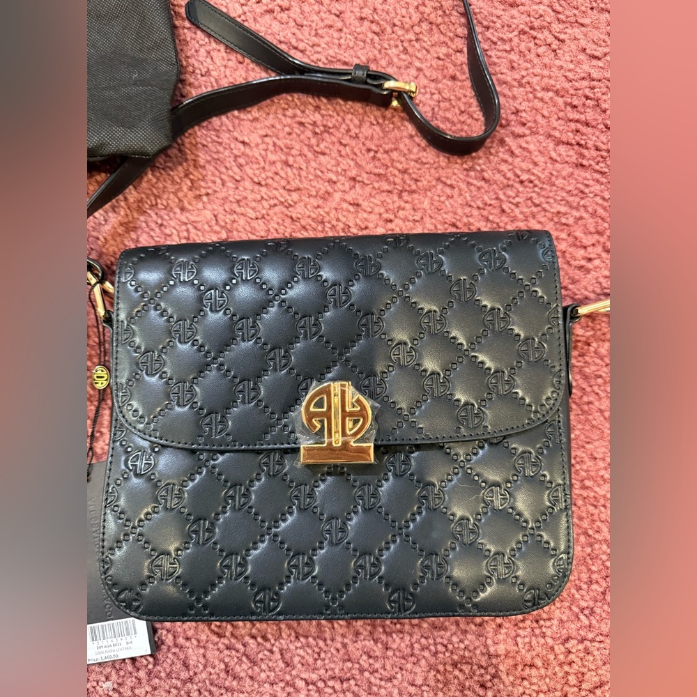 NWT Alessandro Dell'Acqua Black Quilted Women's Bag - Picture 4 of 14